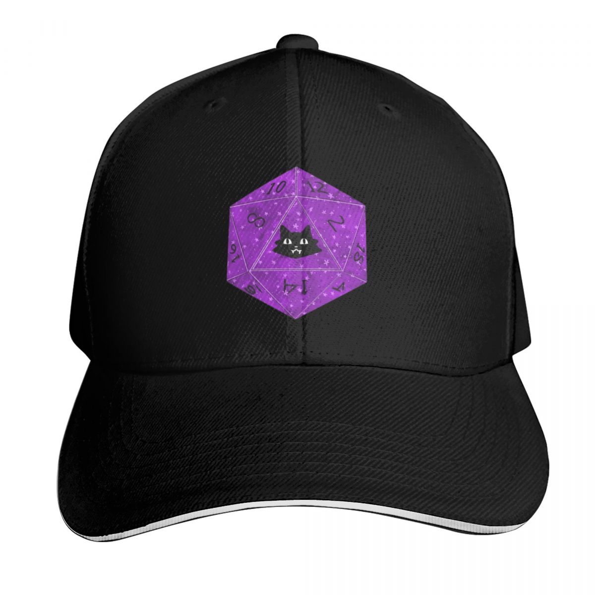 D20 black cat Baseball Cap Bra - Streetwear Brand Cat review and price