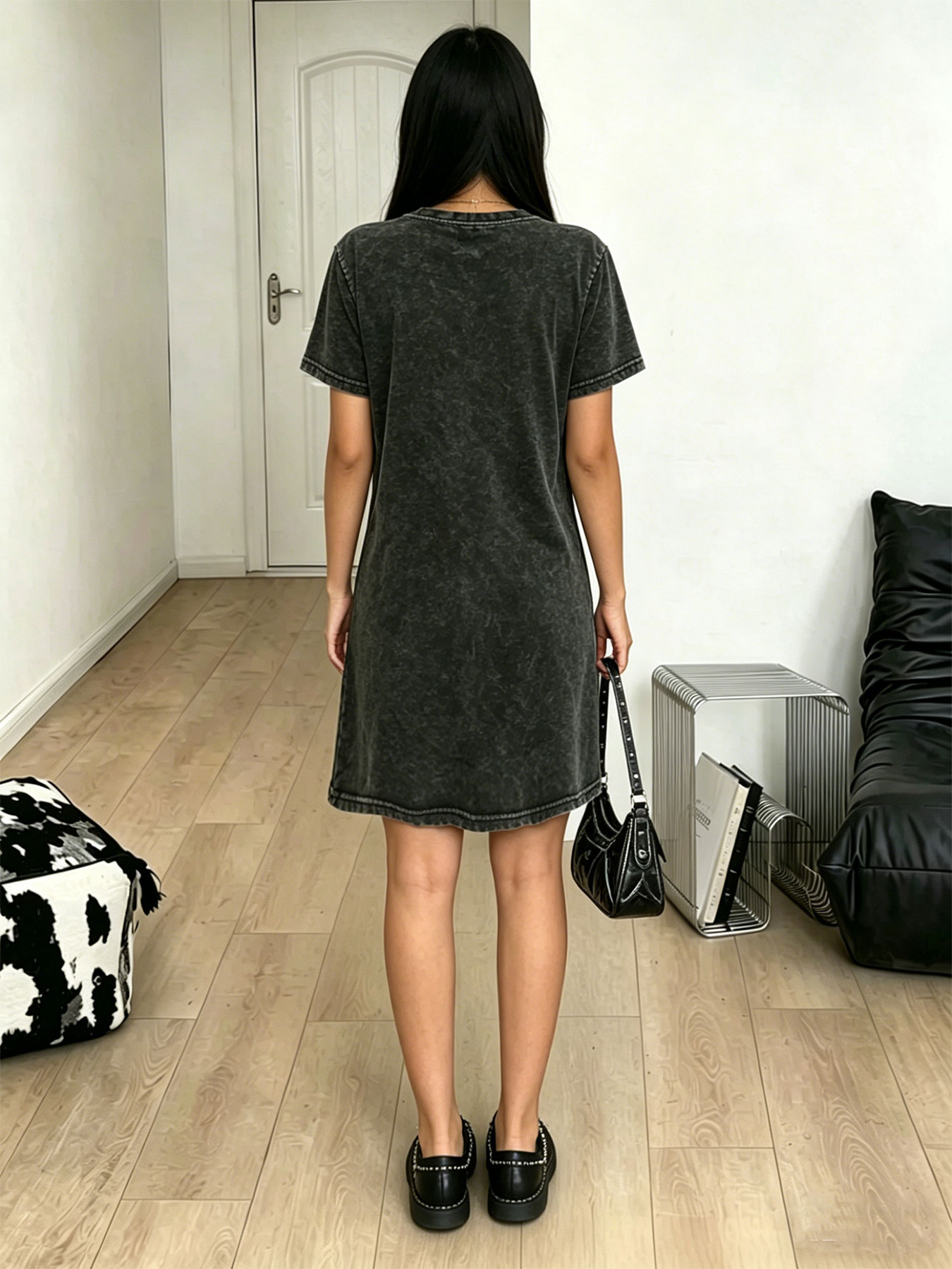 Vintage Washed Distressed T-sh - Streetwear Brand Cat review and price