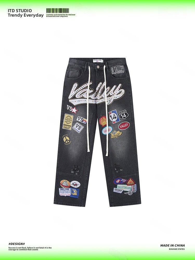 VALLEY Embroidered Loose High  - Valley Streetwear Brand review and price